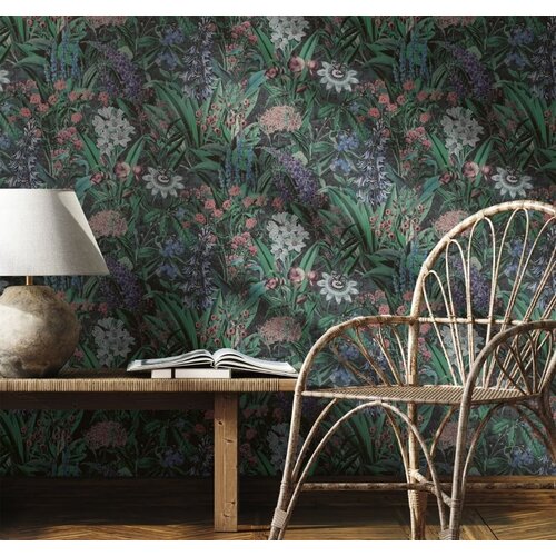 Noordwand Flora Behang met wilde bloemen - 47475