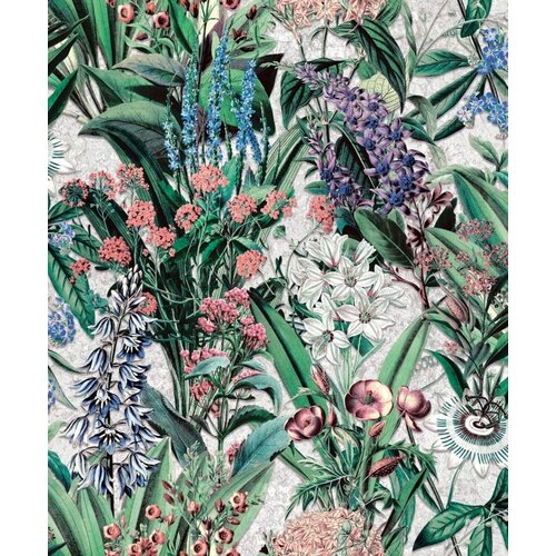 Noordwand Flora Behang met wilde bloemen - 47477