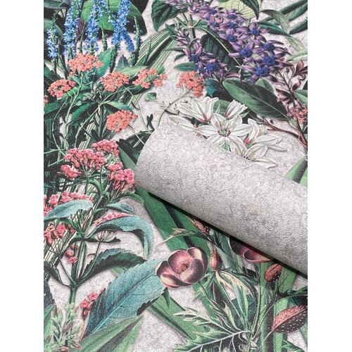 Noordwand Flora Behang met wilde bloemen - 47477