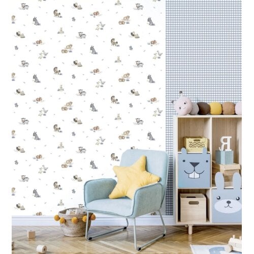 Noordwand Happy Behang met vichyruitje - 14846