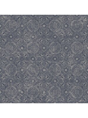 Noordwand Bazaar Behang met metallic cirkels en ruiten - G78317