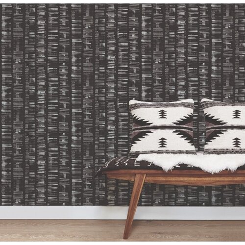 Noordwand Bazaar Behang met horizontale abstracte strepen met metalic - G78280