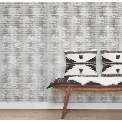 Noordwand Bazaar Behang met grafische ruiten en verticale fijne blokjes - G78286