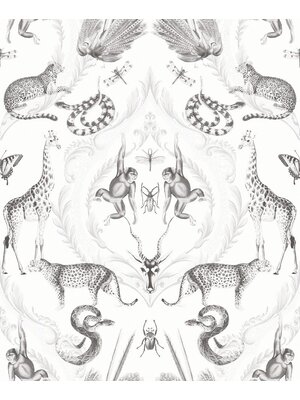 Noordwand Bazaar Behang met dierenprint - G78314