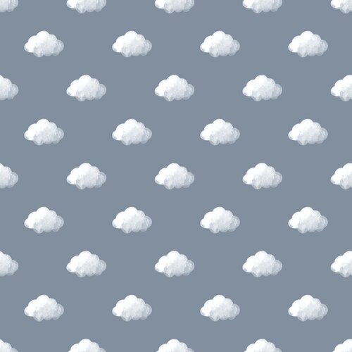 Noordwand Happy Behang met wolkjes - 14833