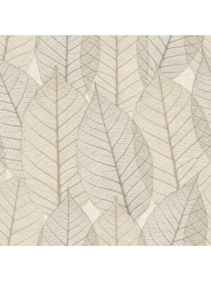 Noordwand Herbarium Behang met grote bladeren - HE27250