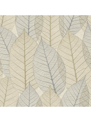 Noordwand Herbarium Behang met grote bladeren - HE27251