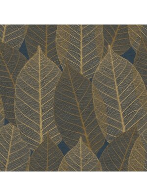 Noordwand Herbarium Behang met grote bladeren - HE27252