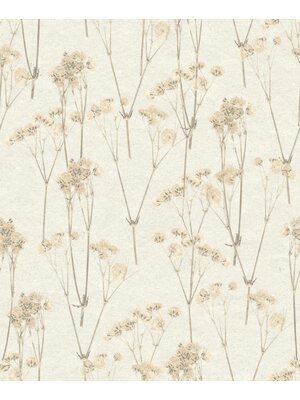 Noordwand Herbarium Behang met katoentakken - HE27240