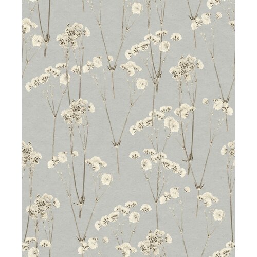 Noordwand Herbarium Behang met katoentakken - HE27241