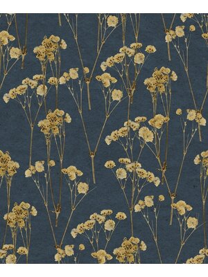 Noordwand Herbarium Behang met katoentakken - HE27243