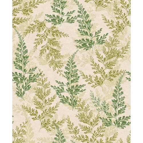 Noordwand Herbarium Behang met takjes - HE27282