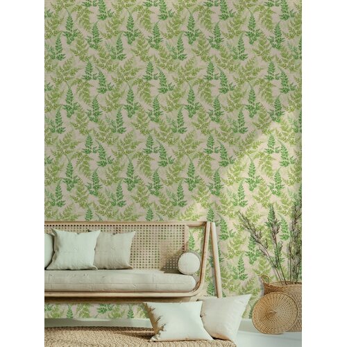 Noordwand Herbarium Behang met takjes - HE27282