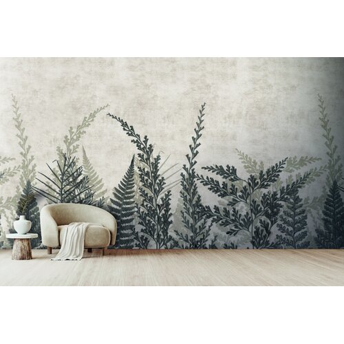Noordwand Herbarium Fotobehang met varentakken - HED27292