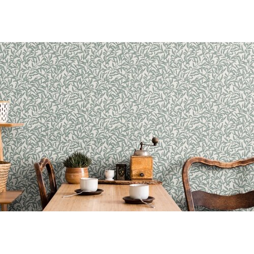 Noordwand Heritage Behang met Art Nouveau bladeren - 47639