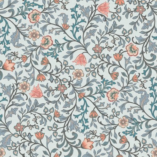 Noordwand Heritage Behang met Art Nouveau bloemen - 47627