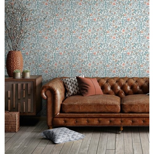 Noordwand Heritage Behang met Art Nouveau bloemen - 47627