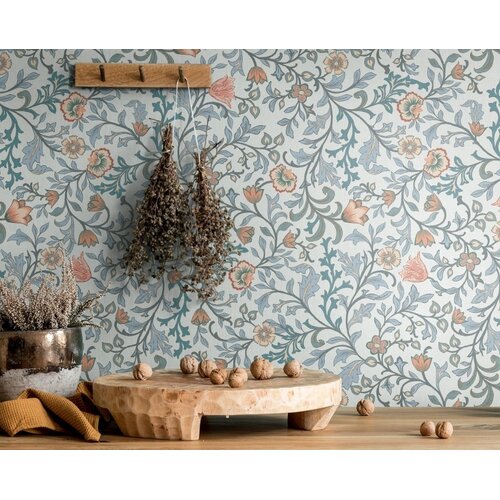 Noordwand Heritage Behang met Art Nouveau bloemen - 47627