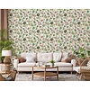 Noordwand Heritage Behang met gestilleerde Art Nouveau bloemenstrengen - 47648