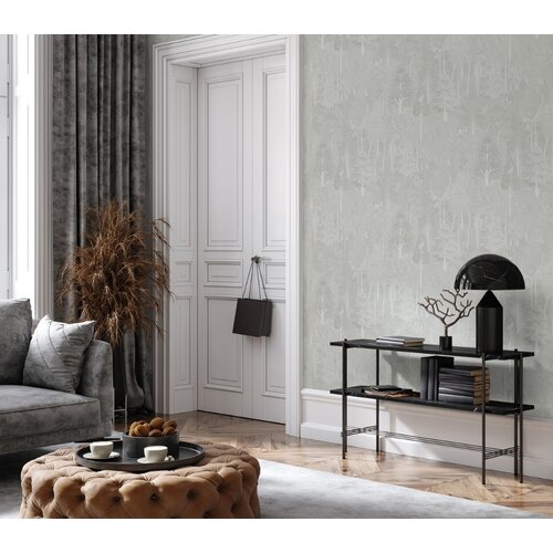 Noordwand Heritage Behang ton sur ton met bomen en vogels - 47653