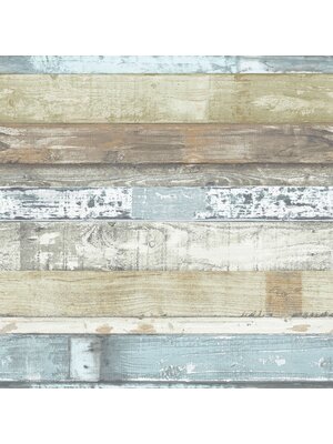 Noordwand Homestyle Behang met horizontale houten planken - FH37555