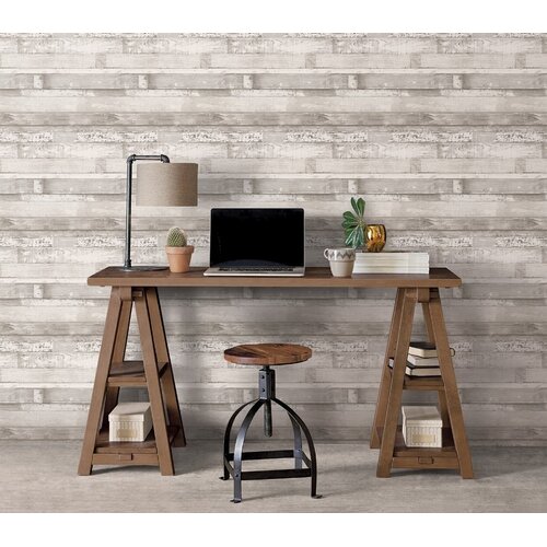 Noordwand Homestyle Behang met horizontale houten planken - FH37558