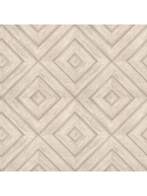 Noordwand Homestyle Behang met houten ruitpatroon - FH37514