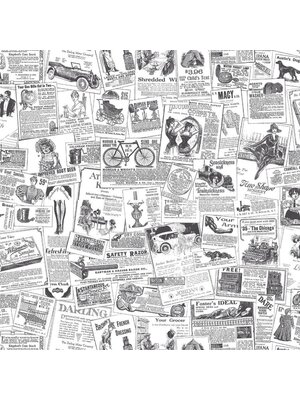 Noordwand Homestyle Behang met oude affiches - Bk32083