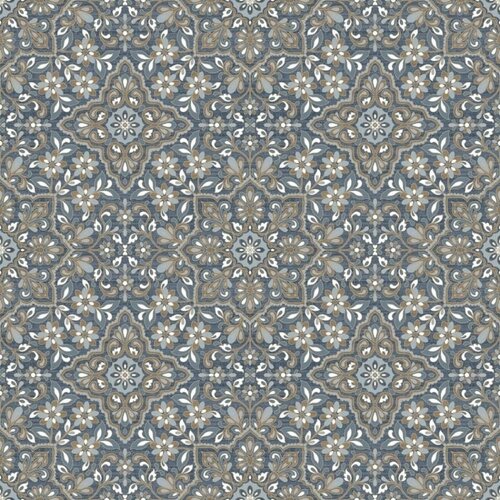 Noordwand Homestyle Behang met Portugese bloemen tegel - FH37542