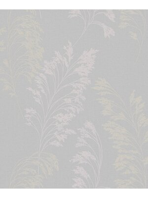 Noordwand Jackie Behang met glanzende graspluimen - 6819-20