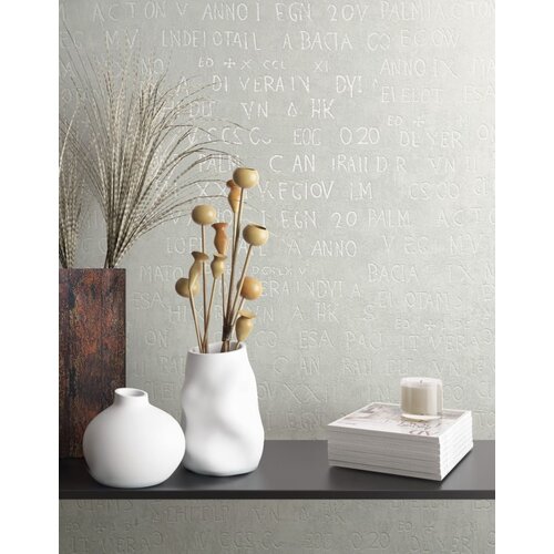 Noordwand Jackie Behang met glanzende letters - 6824-10