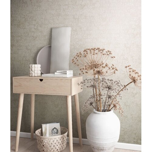 Noordwand Jackie Behang met glanzende letters - 6824-20