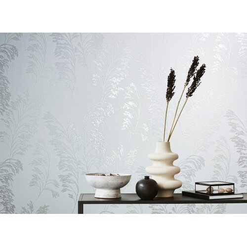 Noordwand Jackie Behang met gouden graspluimen - 6819-10