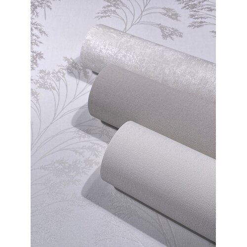 Noordwand Jackie Behang met gouden graspluimen - 6819-10