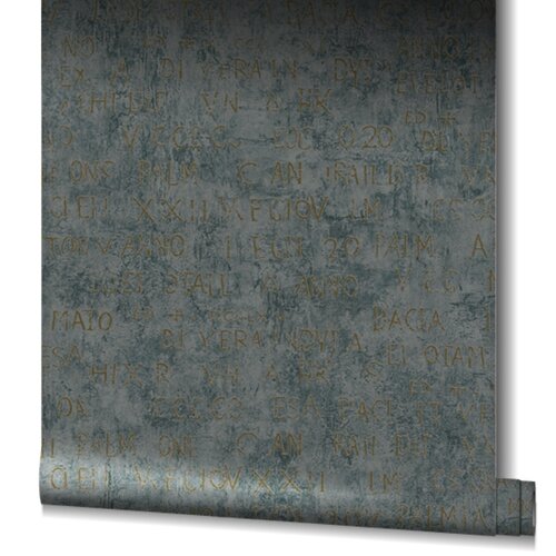 Noordwand Jackie Behang met gouden letters - 6824-50