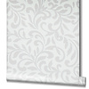 Noordwand Jackie Behang met klassieke ornamenten-bladeren print - 6829-10