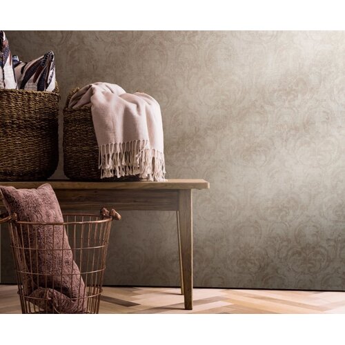 Noordwand Jackie Behang met vintage vervaagde ornamenten print - 6830-20