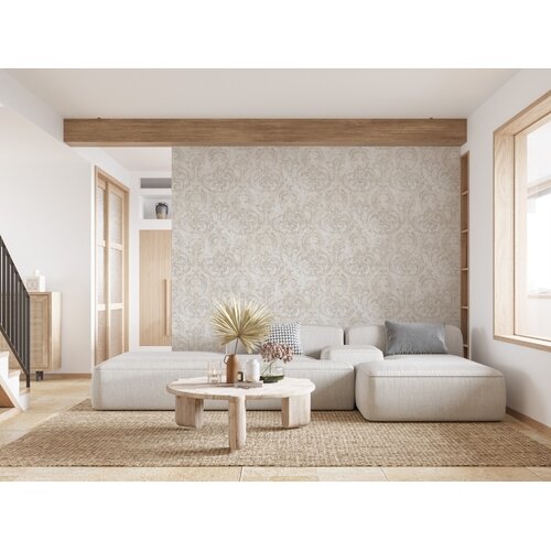 Noordwand Jackie Behang met vintage vervaagde ornamenten print - 6830-30