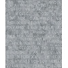 Noordwand Jackie Behang met zilveren letters - 6824-40
