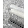 Noordwand Jackie Behang met zilveren letters - 6824-40