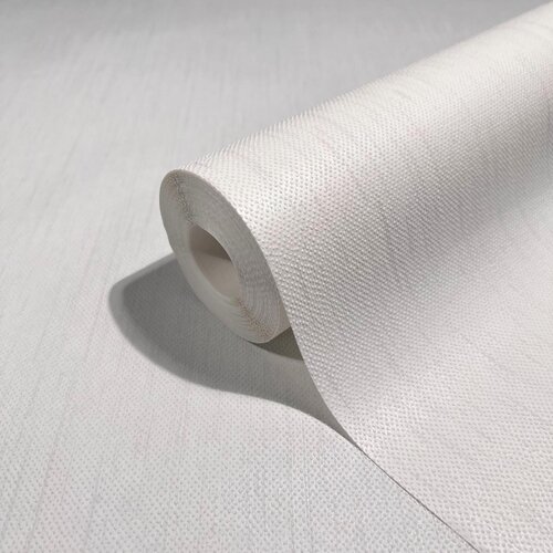 Noordwand Jackie Behang uni wit met een zweem lila-grijs - 6823-10