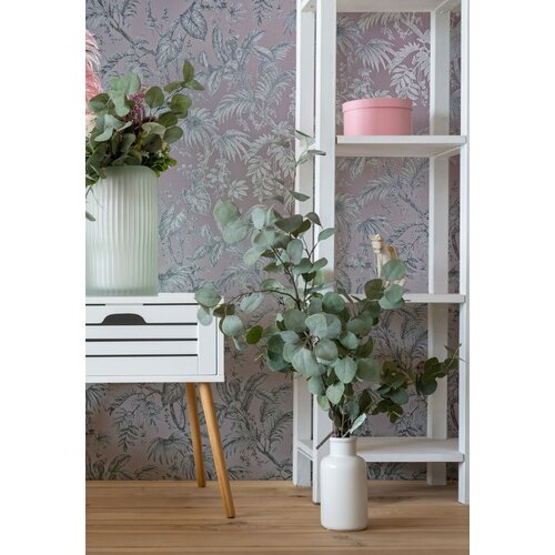 Noordwand Jackie; The New Design Book Behang met zilveren bladeren - 6818-30