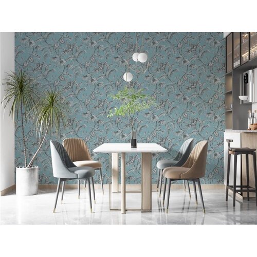 Noordwand Jackie; The New Design Book Behang met zwart-witte bladeren - 6818-40