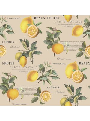 Noordwand Just Kitchens Behang met citroenen - G45410
