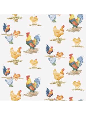 Noordwand Just Kitchens Behang met kippen - G45416