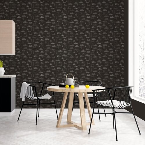 Noordwand Just Kitchens Behang met menu eten en drinken - G45408