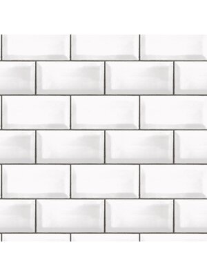 Noordwand Just Kitchens Behang met metrotegel - G45445