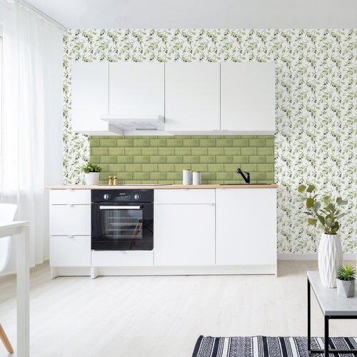 Noordwand Just Kitchens Behang met metrotegel - G45446