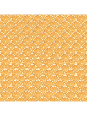 Noordwand Just Kitchens Behang met sinaasappels - G45439