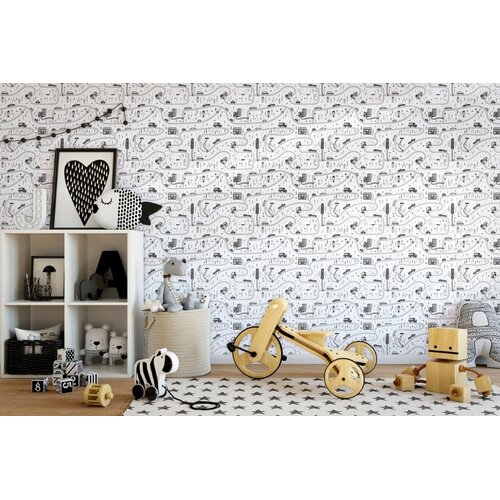 Noordwand Kids Walls Behang met auto's - 45846